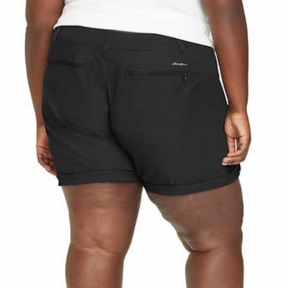 NEW Eddie Bauer Rolled Hem Bermuda Short | Navy - Picture 4 of 8